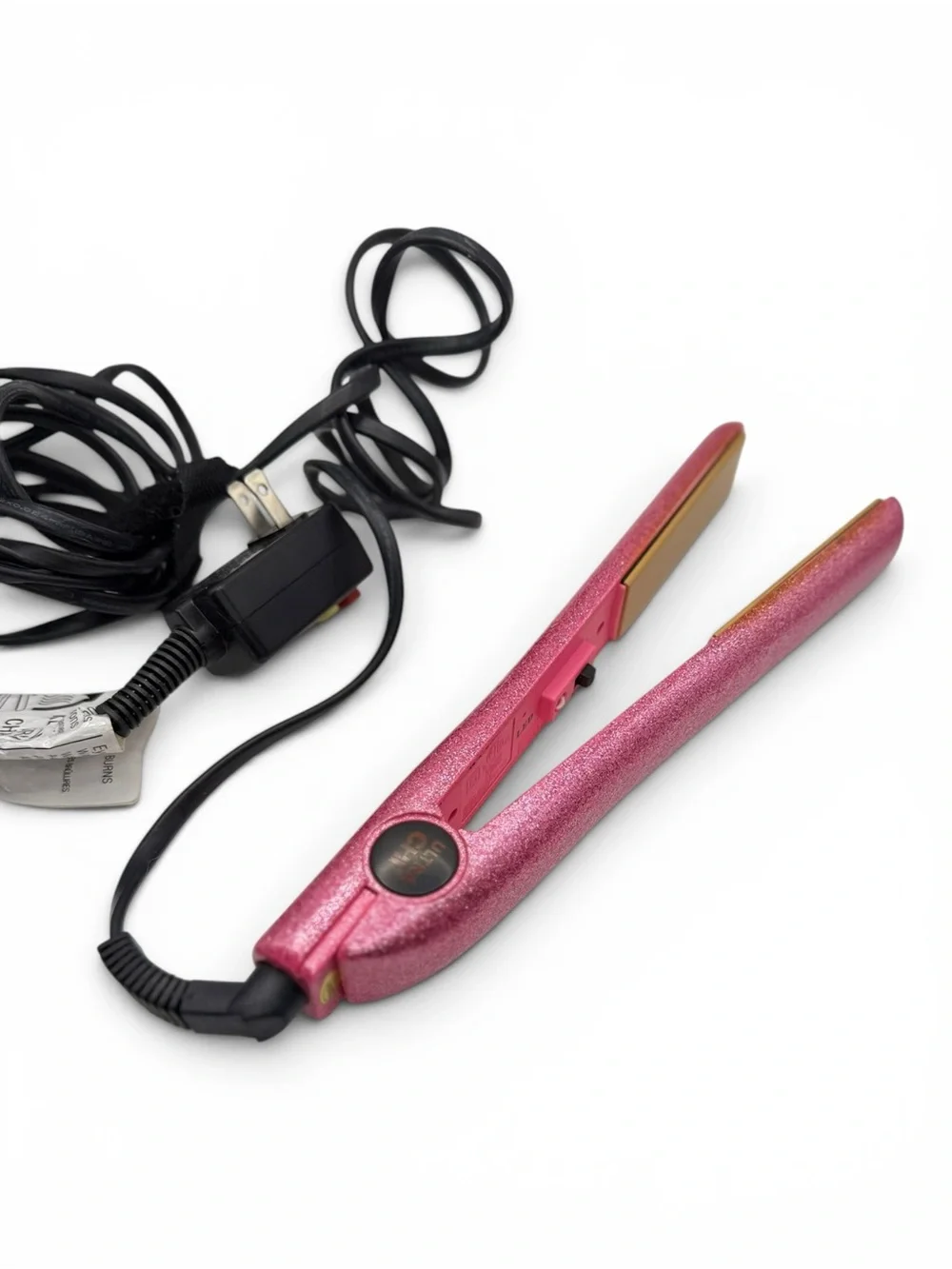 CHI Pink Glitter Ceramic Hair Straightener - Women Hair Tool